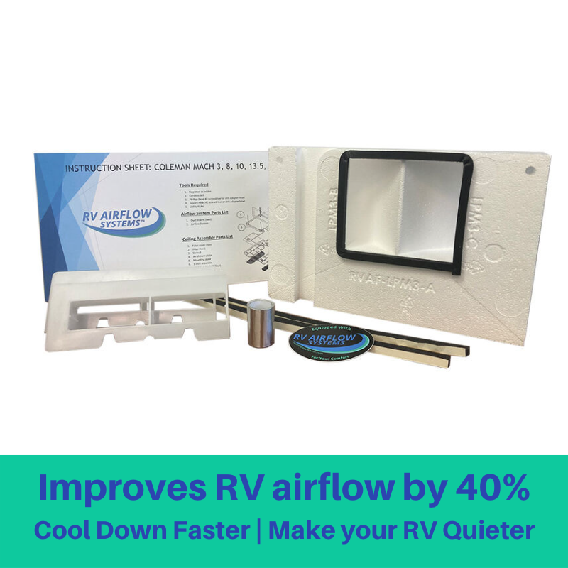 RV Airflow for Coleman Mach 3, 10, 15, Q Shallow Plenum